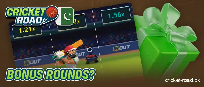 Bonus round in the crash game Cricket Road