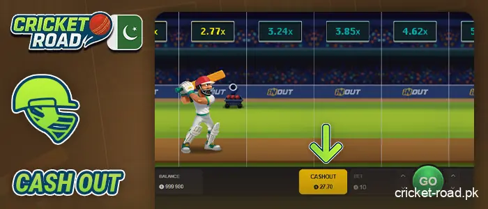Collect your winnings in time in the Cricket Road round