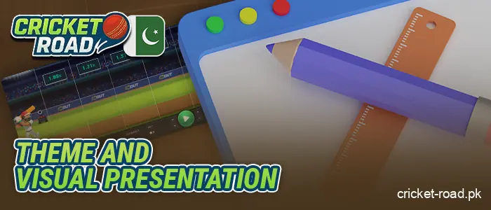 Cricket Road crash game design - about the visual part