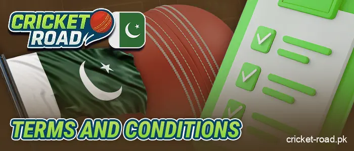 Read the terms and conditions of Cricket Road Pakistan